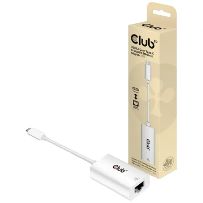 Afbeelding van CLUB3D CAC 1519 tussenstuk voor kabels USB C RJ 45 Wit