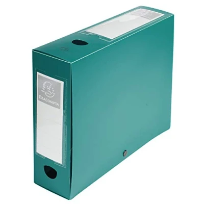 Afbeelding van Exacompta Archiefbox/verpakking Rug: 80 mm. 10 Stuk groen