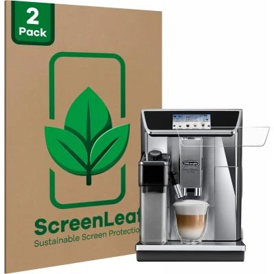 Afbeelding van ScreenLeaf Screenprotector voor DeLonghi PrimaDonna Elite Experience ECAM656.85.MS Duurzame schermbescherming Folie Beschermfolie transparant (2 Stuks)