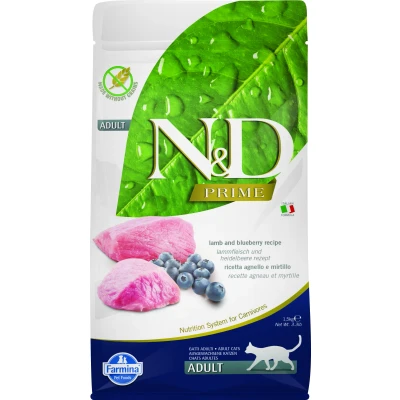 Afbeelding van N&amp;D Prime kattenvoeding Lam 1.5 kg.