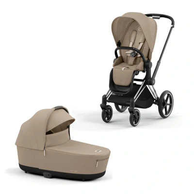 Afbeelding van Cybex Frame Priam Incl. Seat Chrome Black