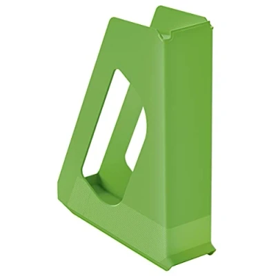 Afbeelding van Esselte A4 Tijdschriftencassette, Opbergoplossing voor Catalogussen, Brochures, Papieren en Mappen, Stevig Kunststof, VIVIDA, Groen, 628219