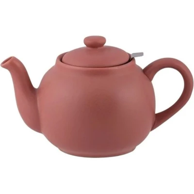 Afbeelding van Plint Retro Theepot 0,9 Liter inhoud Inclusief Theezeef Terracotta Rose