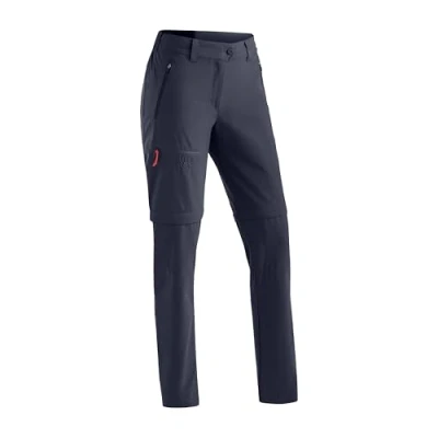 Afbeelding van Maier Sports NATA Zip Loop, dameswandelbroek, waterafstotende outdoorbroek voor trekking en hiking, praktische T afritsfunctie, PFC vrij, mSTRETCH pro 2 Dryprotec