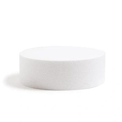 Afbeelding van Decora, 0173819 Ronde piepschuimschijf, ideaal als model voor het maken van etages en rechte randen, Ø 50 x H 10 cm.