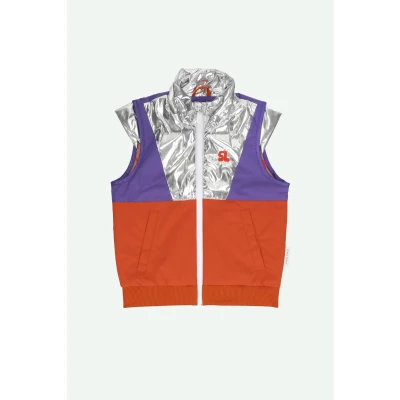 Afbeelding van Bodywarmer voor Kinderen Zilver Maat 110 116 Better Together collectie Sticky Lemon