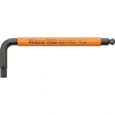 Afbeelding van Wera 950 SPKS Stiftsleutel Multicolour, Imperial, BlackLaser, 3/16&quot; x 80 mm 05022655001