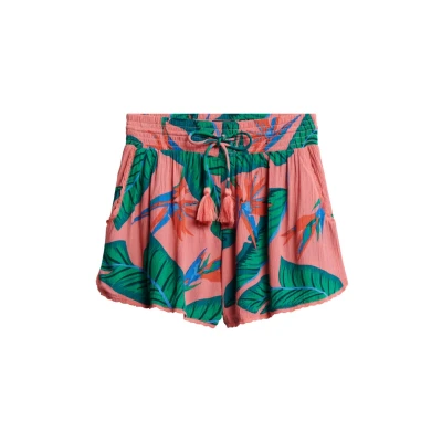 Afbeelding van Superdry Zwemshorts, Dames, Maat: 38, Pink paradise