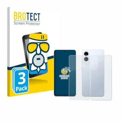 Afbeelding van BROTECT Screenprotector voor Samsung Galaxy S25 Edge (Voor+Achter) Folie Beschermfolie Beschermglas matte (3 Stuks)