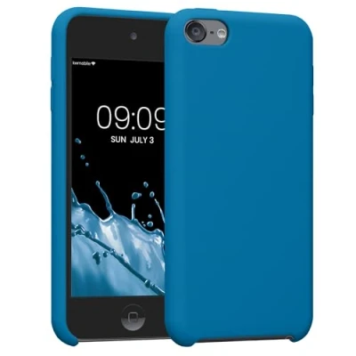 Afbeelding van kwmobile case compatibel met Apple iPod Touch 6G / 7G (6de en 7de generatie) Hoesje voor mediaspeler in Caribisch blauw
