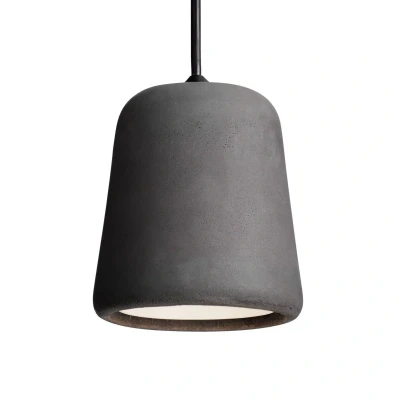 Afbeelding van New Works Material HanglampØ13 Zwart Snoer Donkergrijs Beton