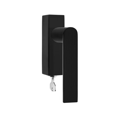 Afbeelding van Formani Draaikiepgarnituur afsluitbaar Piet Boon ARC PBA100 DKLOCK linkswijzend PVD mat zwart