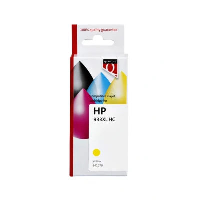 Afbeelding van Inktcartridge Quantore alternatief tbv HP CN056AE 933XL geel