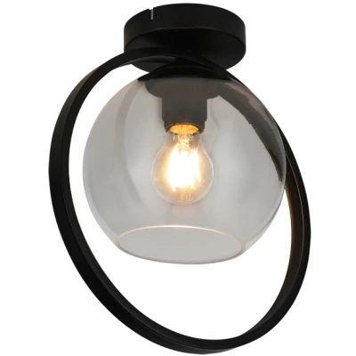Afbeelding van Moderne Design Plafondlamp 1 Lichts Smoke Aureol