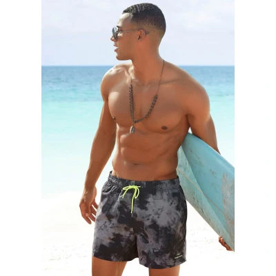 Afbeelding van Venice Beach Zwemshorts, Heren, Maat: Large, Grau schwarz