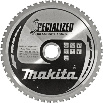 Afbeelding van Makita B 17675 Cirkelzaagblad Sandwichpaneel 235x30x1,8mm