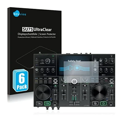 Afbeelding van Savvies Screenprotector voor Denon DJ Prime Go Folie Beschermfolie transparant (6 Stuks)