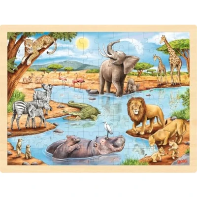Afbeelding van goki Afrikaanse Savanne Inleg Puzzel