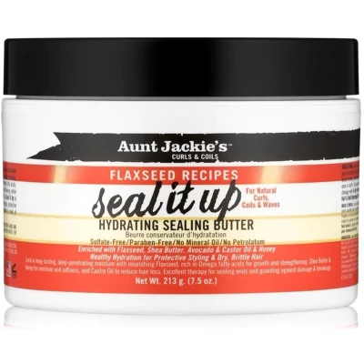 Afbeelding van Aunt Jackie&#039;s Flaxseed Seal It Up Hydrating Sealing Butter 213gr
