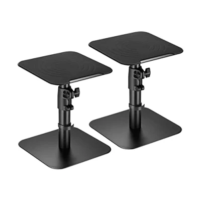 Afbeelding van Speakerstandaard bureau luidsprekerstandaard set van 2 stuks