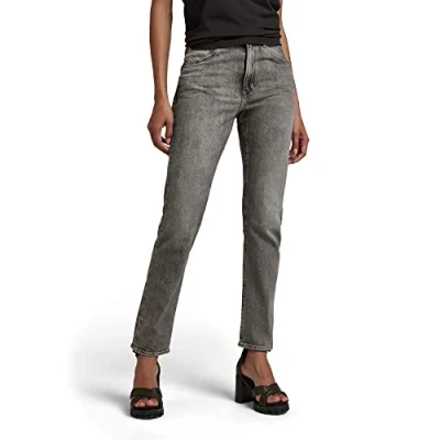Afbeelding van G Star Raw dames Jeans Virjinya Slim, Grijs (aded carbon C909 c762), 26W / 32L