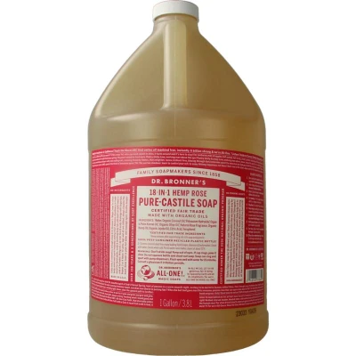 Afbeelding van Dr Bronners Liquid Soap Roos, 3785 ml