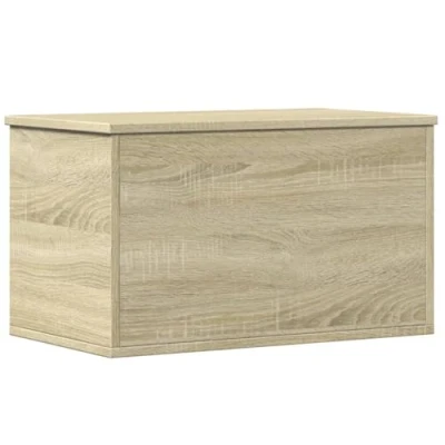 Afbeelding van vidaXL Opbergbox 60x35x35 cm bewerkt hout sonoma eikenkleurig