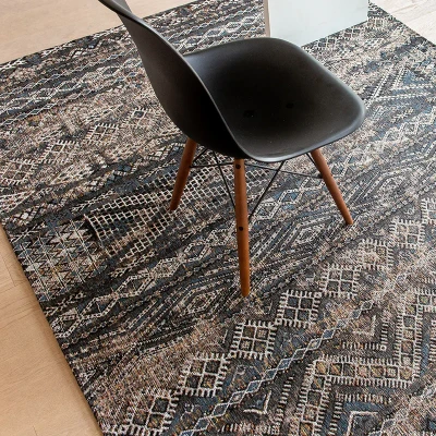 Afbeelding van Vintage vloerkleed Antiquarian Kilim Taupe 9113 140x200 Louis de Poortere
