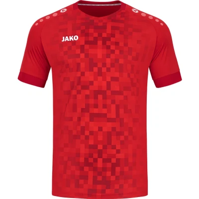 Afbeelding van JAKO Pixel KA Tshirt print, Heren, Maat: XXL, Sportrot