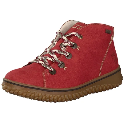 Afbeelding van Rieker dames veterboot rood