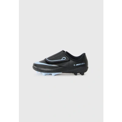 Afbeelding van Nike Performance Vapor 16 CLUB Unisex Voetbalschoenen met kunststof noppen voor kinderen, Maat: 29.5, Black/ice blue Schoenen