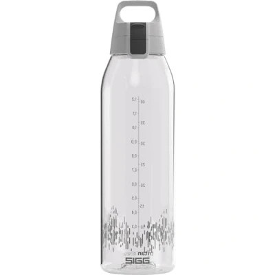 Afbeelding van SIGG Tritan Renew drinkfles Total Clear ONE MyPlanet Antracite Geschikt voor koolzuurhoudende dranken Vaatwasmachinebestendig Fruitzeef Lekvrij BPA vrij Grijs 1.5L