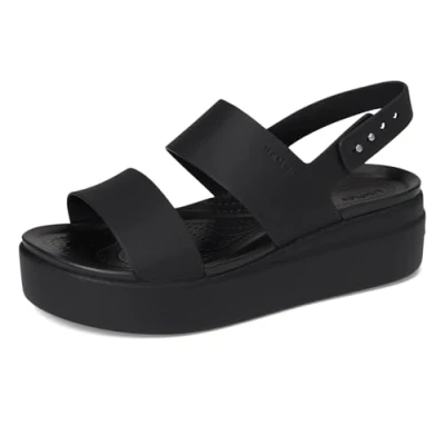 Afbeelding van Crocs Brooklyn Low Wedge Damessandalen, zwart, 42/43 EU, EU