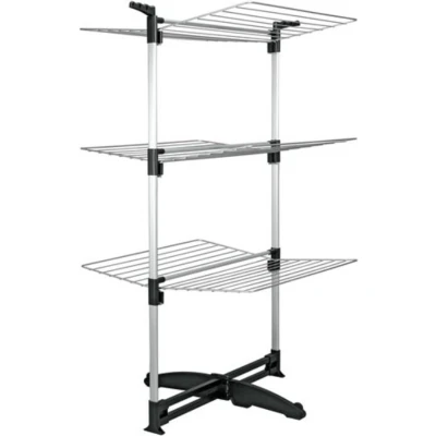 Afbeelding van Tomado Ciclone Droogtoren 40 m Lijn 78x72x137 cm Zilver/Zwart