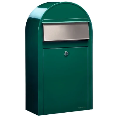 Afbeelding van Brievenbus Bobi Grande S (slim) donkergroen