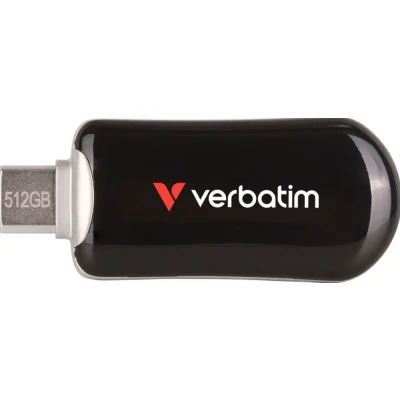 Afbeelding van Verbatim 30227 USB flash drive 512 GB Type C 3.2 Gen 1 (3.1 1) Zwart