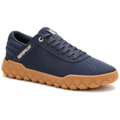 Afbeelding van Caterpillar Hex+ Canvas, Mannen, Marineblauw, Sneakers,Sportschoenen, maat: 42