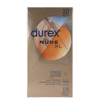 Afbeelding van 2x Durex Condooms Nude XL 10 stuks