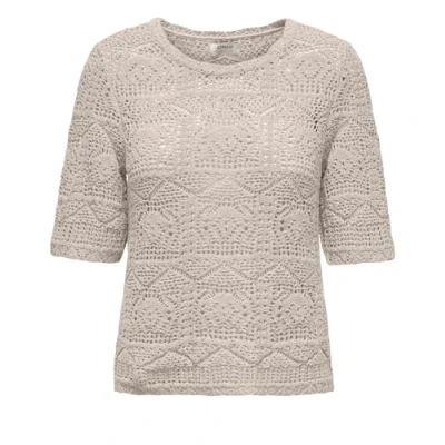 Afbeelding van Only ONLBEACH LIFE 2/4 PULLOVER EX KNT Pumice Stone Top L