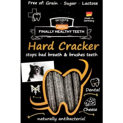 Afbeelding van QCHEFS Hard Cracker tegen tandsteen Caloriearm tandbacteriën verminderde plaque en slechte adem verminderenhuttenkaas natuurlijk antibacterieel………