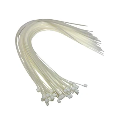 Afbeelding van Nylon kunststof kabelbinders lange en brede extra grote ritssluitingen zwart wit wrap 9.0mm x 900mm Kleur: