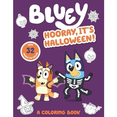 Afbeelding van Bluey Bluey: Hooray, It&#039;s Halloween!: A Coloring Book
