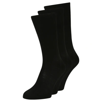 Afbeelding van Falke heren Airport sokken in wolblend 3 pack de kleur Zwart, maat: 39/40