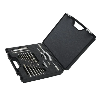 Afbeelding van Exact 70531 Schroefdraadsnijderset 18 delig HSS metrisch M3, M4, M5, M6, M8, M10, M12
