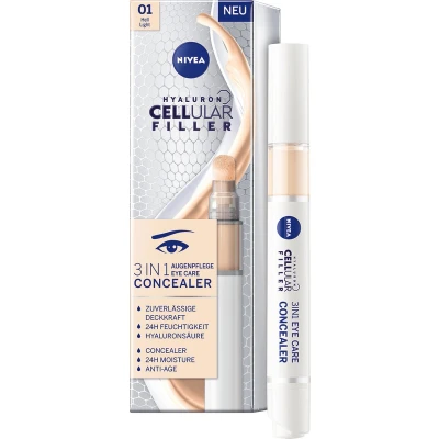 Afbeelding van Nivea Cellular 3IN1 EYE CARE Concealer Concealer, Maat: 4 ml, Light