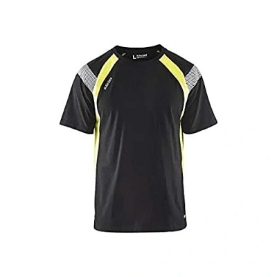 Afbeelding van Blaklader T shirt Visible 3332 1030 Zwart/High Vis Geel S