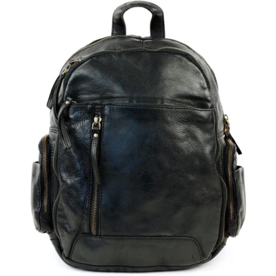 Afbeelding van Bear Design Katleen Leren Laptoprugzak 14 inch Zwart