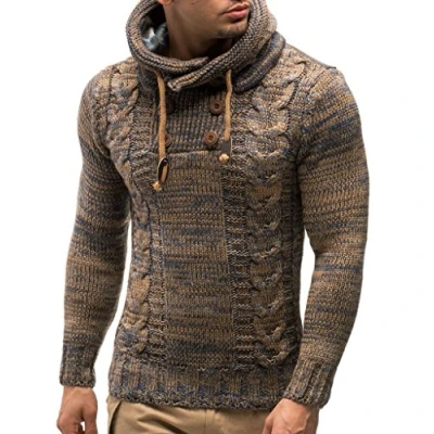 Afbeelding van Leif Nelson MIT Kapuze Hoodie, Heren, Maat: Small, Braun