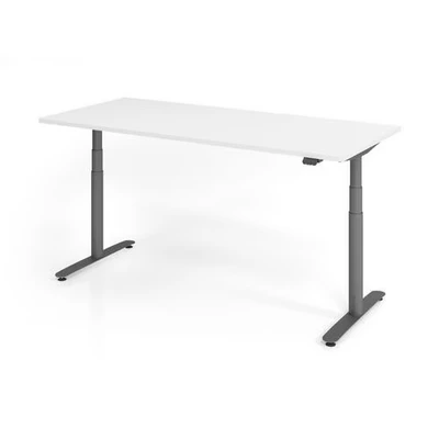 Afbeelding van XDLR 19 G 180x80 Bureau Elektrisch in hoogte verstelbaar. Wit 180 x 80 Tafelhoogte I verstelbaar