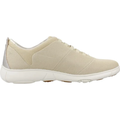 Afbeelding van Geox Dames D Nebula 2.0 B Sneaker, zand/LT Gold, 37 EU, Zand Lt EU